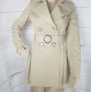 Via Spiga Beige Belted trench coat